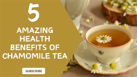 5 Amazing Health Benefits Of Drinking Chamomile Tea Why You Should