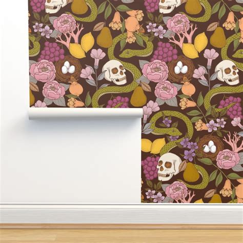 Memento Mori Wallpaper Spoonflower