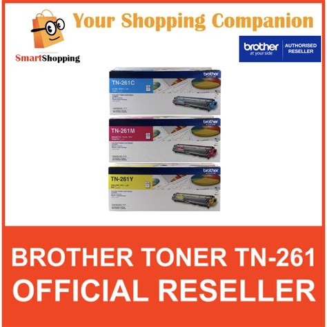 Original Brother TN 261 TN261 Black Cyan Magenta Yellow Toner HL