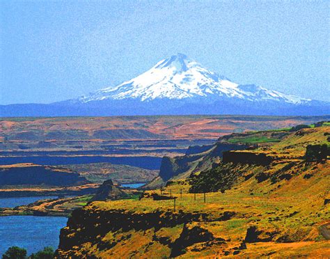 Mt Hood And The Columbia River Gorge Photograph By Margaret Hood