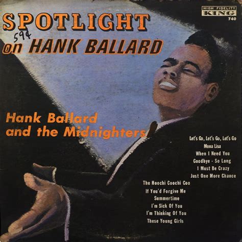 Hank Ballard And The Midnighters Spotlight On Hank Ballard King Lp