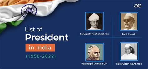 List Of Indian Presidents Presidents Of India 1950 To 2022