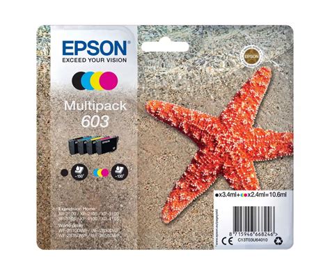 Pack De 5 Cartouches Epson 603 XL Pas Cher Cartouche Epson Etoile De