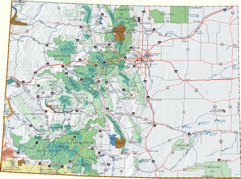 Map Colorado Mountains Get Map Update