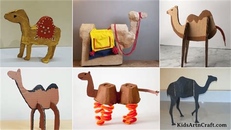 Camel Cardboard Crafts For Kids - Kids Art & Craft