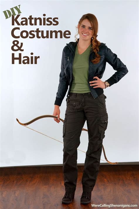 DIY Katniss Costume and Hair - We're Calling Shenanigans