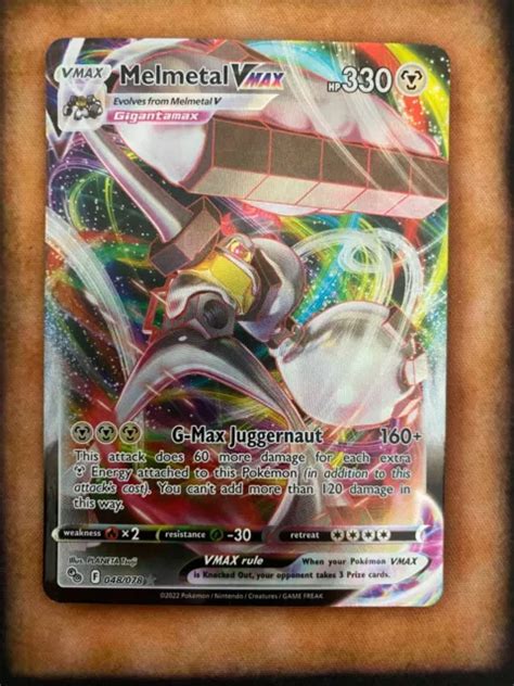 POKEMON MELMETAL VMAX 048 078 Pokemon GO Full Art Holo NM MINT EUR 1 82