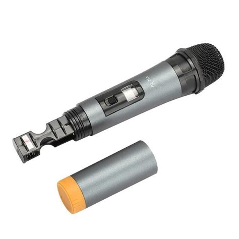 Fdit Microphone sans fil Microphone portatif sans fil avec récepteur