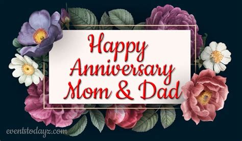 Happy Anniversary Mom Dad Anniversary Wishes For Parents