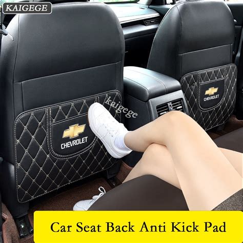 Funda Protectora Trasera De Asiento De Coche Anti Patada Para Con Bolsa