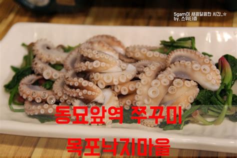 서울 주꾸미 맛집 동묘앞역 창신동 목포낙지마을 박속쭈꾸미연포탕 수요미식회 쭈꾸미 동묘앞역 지역 추천맛집 목포낙지마을 후기