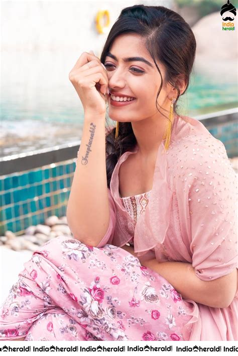 Rashmika Mandanna Latest Photoshoot By Poolside