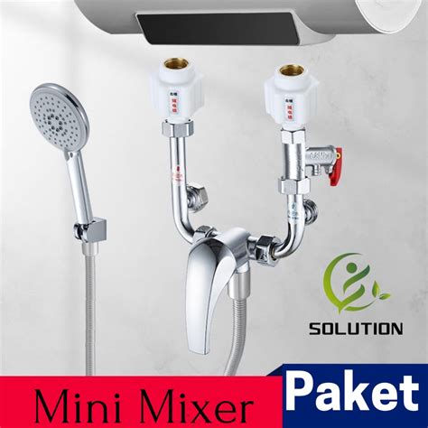 Jual Kran Shower Panas Dingin Mini Mixer Water Heater Tanpa Bobok