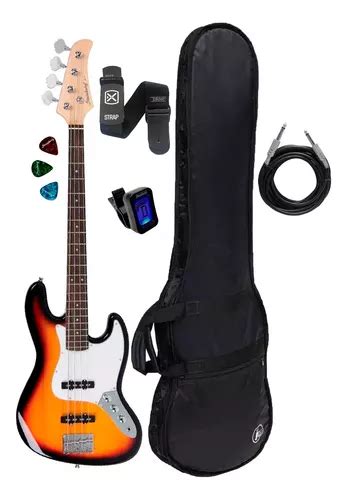 Contra Baixo Jazz Bass Strinberg Jbs Sb Kit Completo Parcelamento