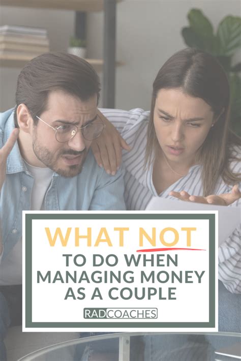 What Not To Do When Managing Money Together Randd Financial Coaching