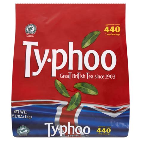 TYPHOO CZARNA HERBATA ANGIELSKA 440 Szt 1000 Gr UK 7181892146