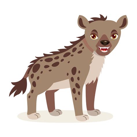 Ilustraci N Vectorial De Dibujos Animados Hyena Libro Para Colorear