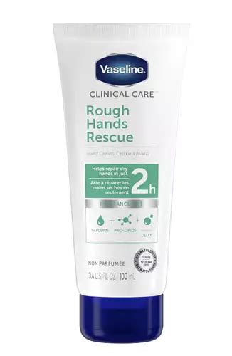 Vaseline Clinical Care Rough Hands Rescue Hand Cream Ingredients