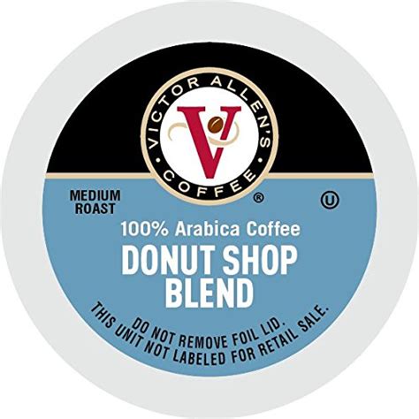 Victor Allen S Coffee Donut Shop Blend Medium Roast 42 Count Single Serve Coffee