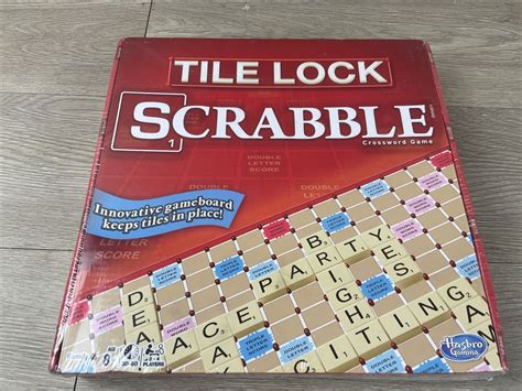 Scrabble Tile Lock Version Hasbro Newsealed 9781223063157 Ebay