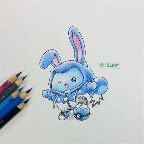 Pokémon 183 Marill Azumarill Cosplay Art By Itsbirdy Instagram