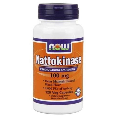 Now Foods Nattokinase 100mg 120 Vege Caps | Now foods, Vegetable ...