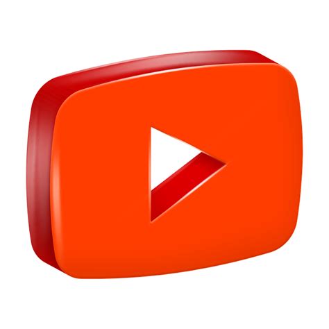 Youtube Logo 3d Png