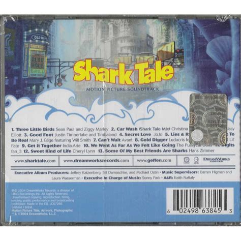 Various Cd Shark Tale Motion Picture Soundtrack Dreamworks Records