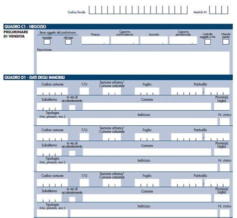 Registrazione In Via Telematica Dei Contratti Preliminari Di