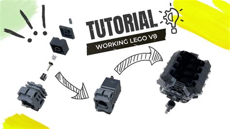 Worlds Smallest Working Lego V8 Complete Tutorial Youtube