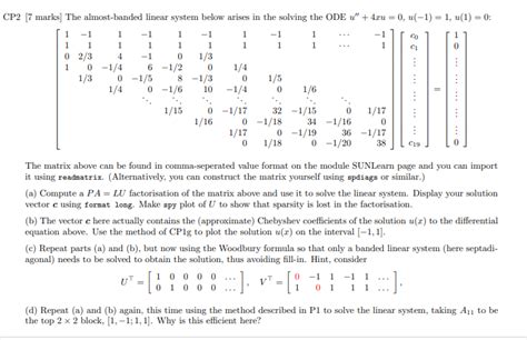 Solved This Question Needs To Be Solved Using Matlab Code