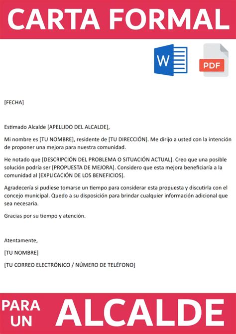 Carta Formal Ejemplos Y Modelos Para Descargar Gratis