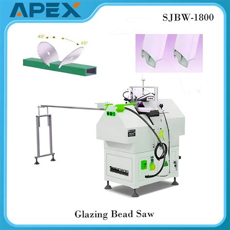 Upvc Glazing Bead Saw Cutting Machine For Making Pvc Window And Door