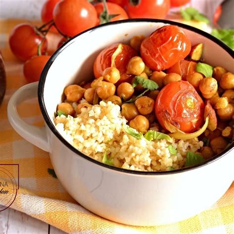 Insalata Di Orzo E Ceci Con Pomodorini Confit Primo Piatto Estivo