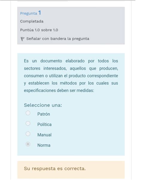 Gestion de calidad semana 1 segunda vuelta Gestión de calidad Studocu