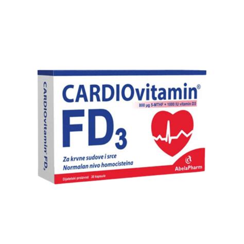 CARDIOvitamin FD3 30 kapsula Abela Pharm Li pharma Vaša online apoteka