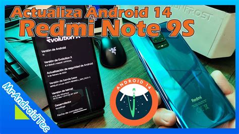 Como Actualiza Redmi Note 9S A Android 14 Con EvolutionX 14 Y