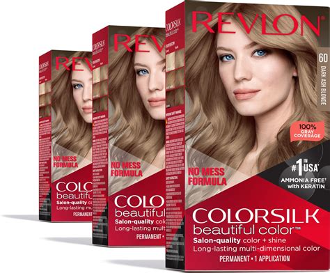 Amazon Revlon Colorsilk Haircolor Light Ash Blonde Ounces