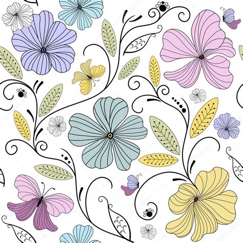 Pastel Seamless Floral Pattern Stock Vector Image By OlgaDrozd 4033040