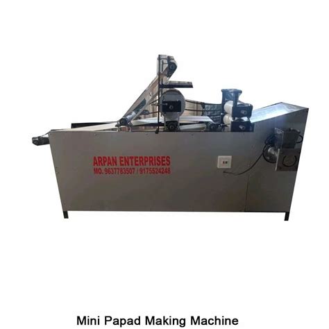 Semi Automatic Mini Papad Making Machine For Commercial At Rs