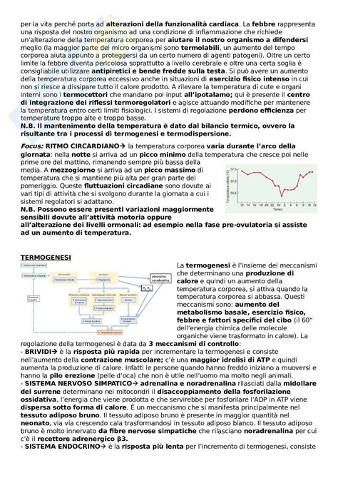 Riassunto Esame Fisiologia Degli Organi E Degli Apparati Prof Aicardi