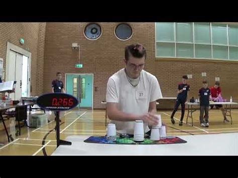 Male Individual Sport Stacking World Record Jamie