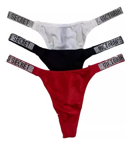 Tanga Victorias Secret Panty Bikini Pedreria Lenceria Sexy Meses Sin