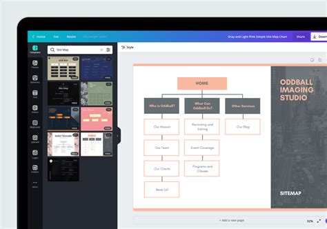 Creá Tu Mapa De Sitio Web En Línea Gratis Con Canva