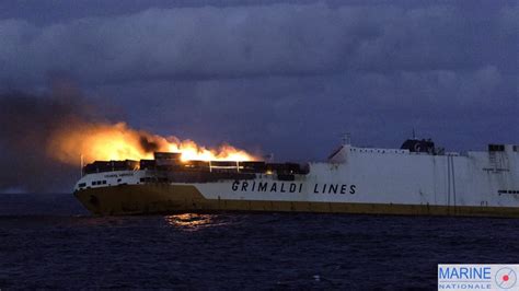 Incendio A Bordo La Nave Italiana Grande America Della Grimaldi