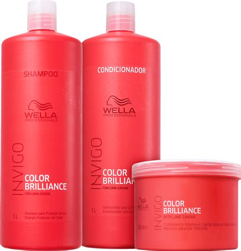 Kit Wella Invigo Color Brilliance Salon Trio Loja Wella Professionals