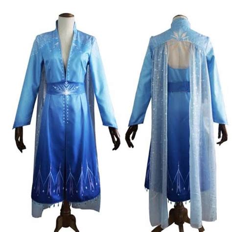 Jual Fullset Kostum Cosplay Elsa Frozen 2 Disney Princess Import Taobao