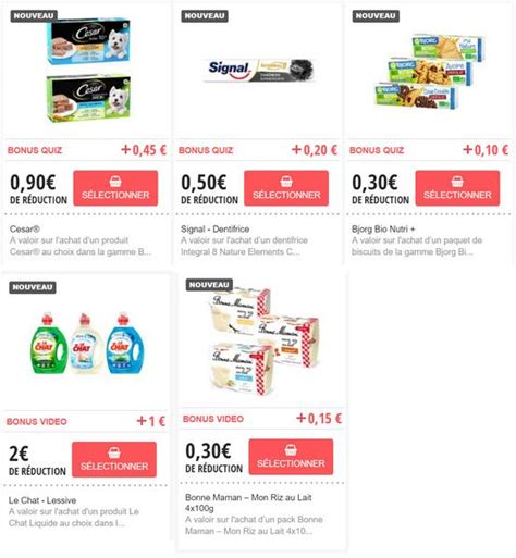 Actu Des Coupons Du Mars Les Nouveaux Bons De R Duction