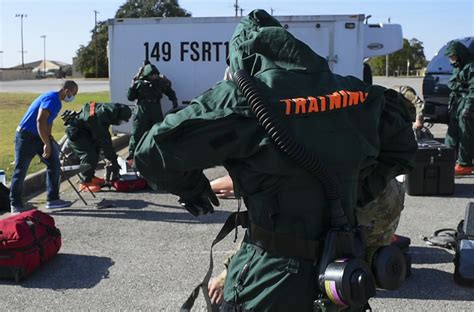 149th Fighter Wing Fatality Search And Recovery Team Trains At Jbsa