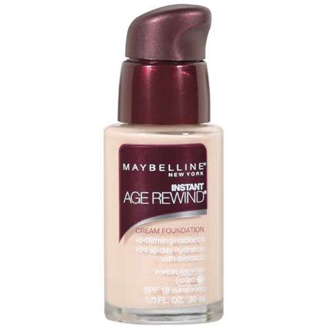 Maybelline Instant Age Rewind Cream Foundation Spf 18 Porcelain Ivory Light 1